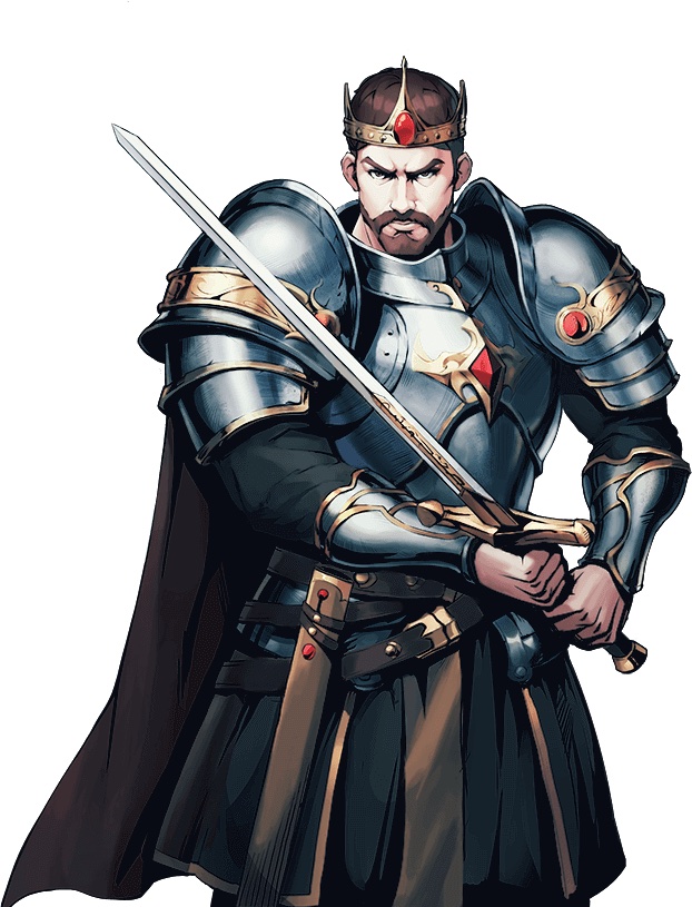 Image of Hero Arthur in King's Throne