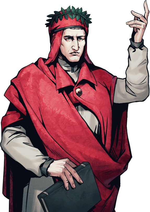Image of Hero Dante in King's Throne