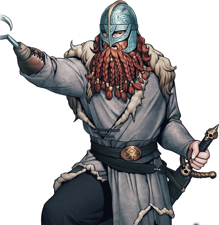 Image of Hero Erik the Red in King's Throne