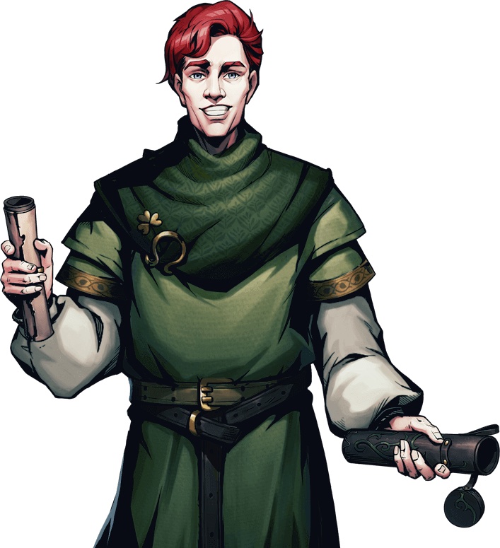 Image of Hero Finnian in King's Throne