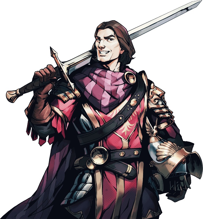 Image of Hero Ivanhoe in King's Throne