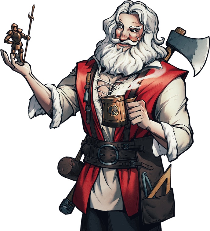 Image of Hero Kris in King's Throne