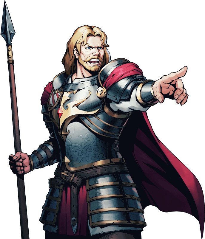 Image of Hero Lancelot in King's Throne