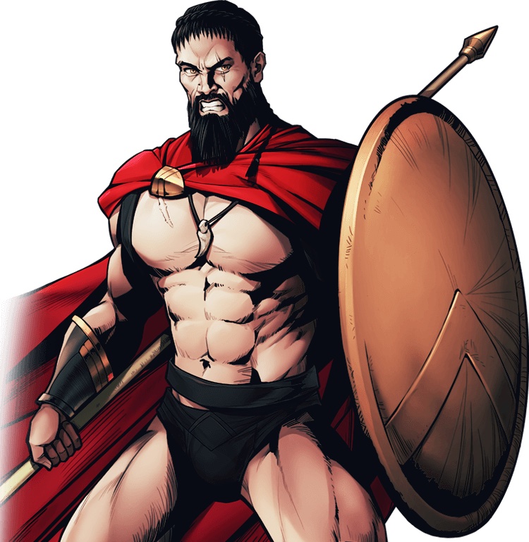 Image of Hero Leonidas in King's Throne