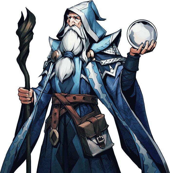 Image of Hero Merlin in King's Throne