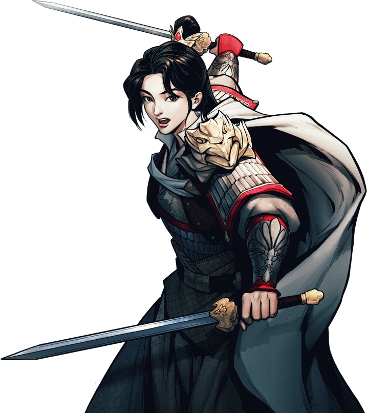 Image of Hero Mulan in King's Throne