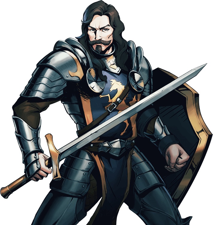 Image of Hero Sir Bevois in King's Throne