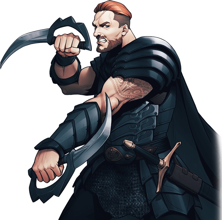 Image of Hero Sir Bors the Younger in King's Throne