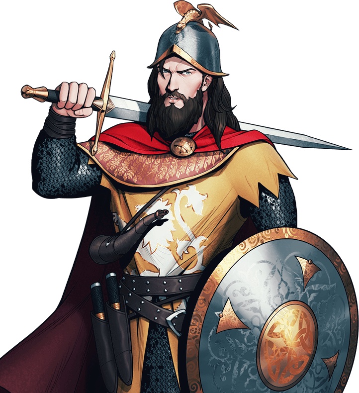 Image of Hero Sir William in King's Throne