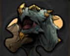 Image of beast Kurma in King's Throne