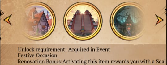 image of several castle renovations in king's throne