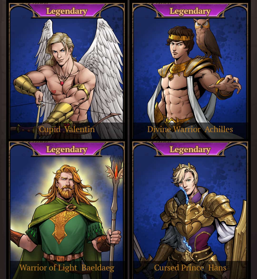 king's throne gameplay - legendary heroes