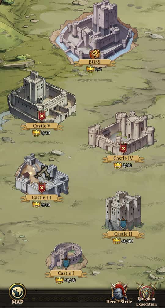 king's throne gameplay - main campaign
