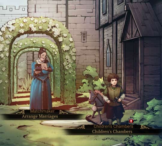 king's throne gameplay - Children and Marriage