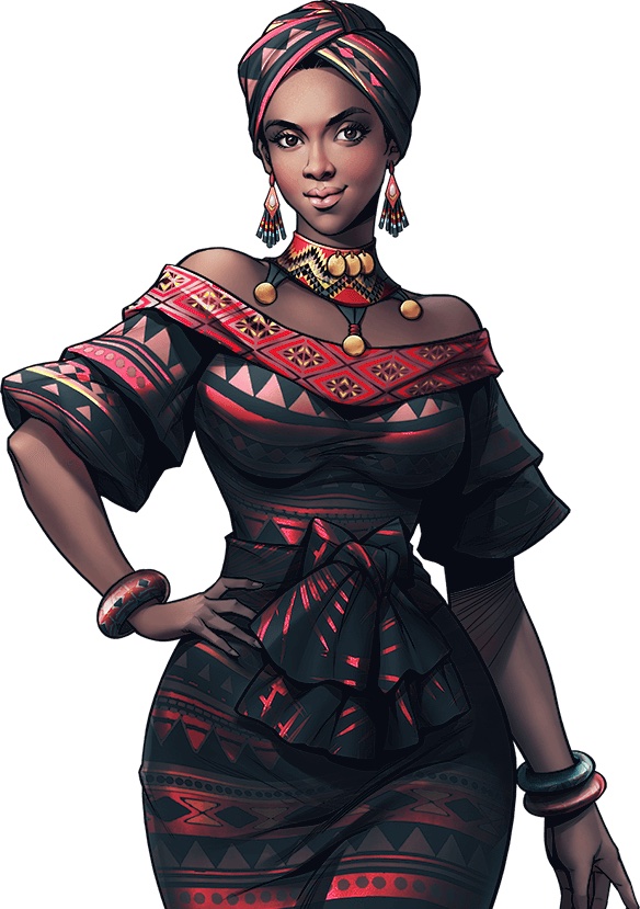 Image of Maiden Amina in King's Throne