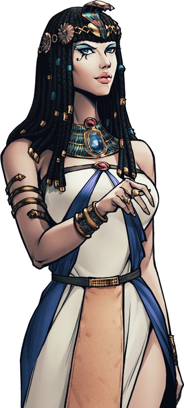 Image of Maiden Asenath in King's Throne