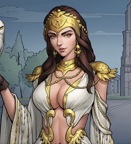 Image of Maiden Athena in King's Throne