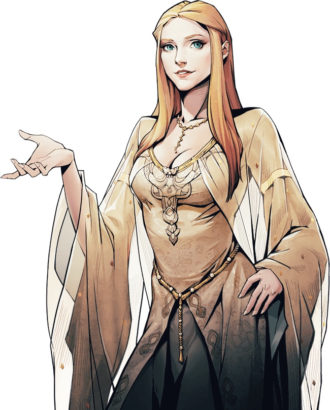 Image of Maiden Christine in King's Throne