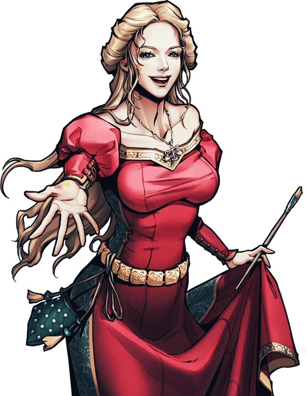 Image of Maiden Claricia in King's Throne