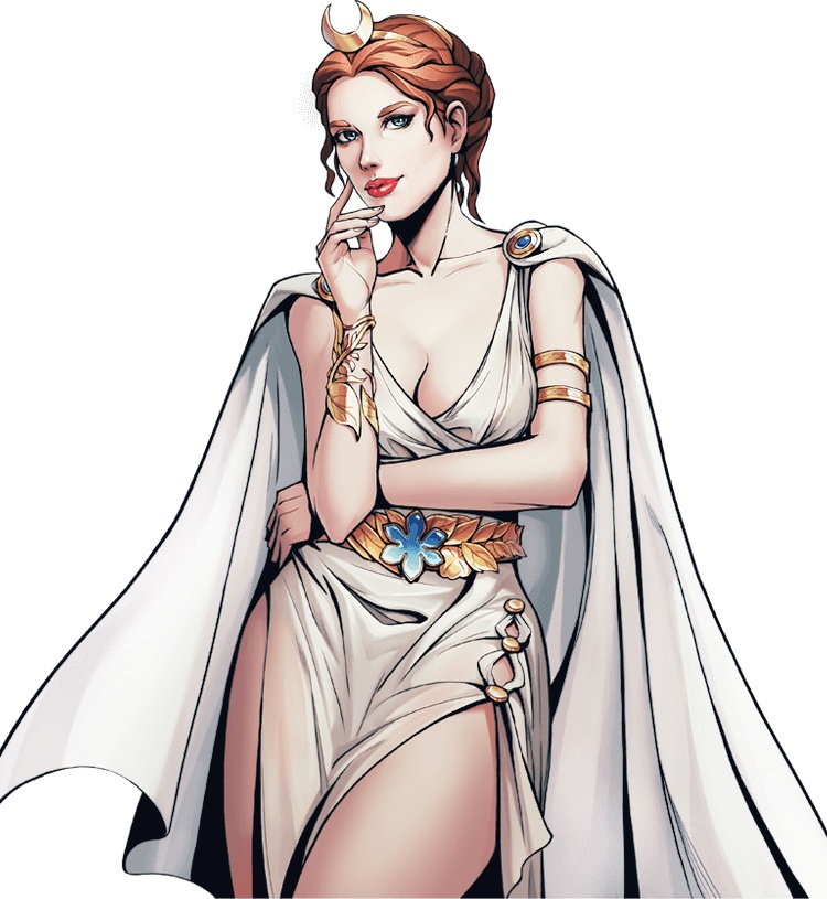 Image of Maiden Diana in King's Throne