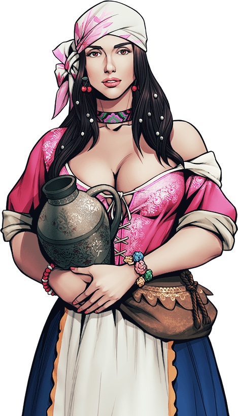 Image of Maiden Dulcinea in King's Throne