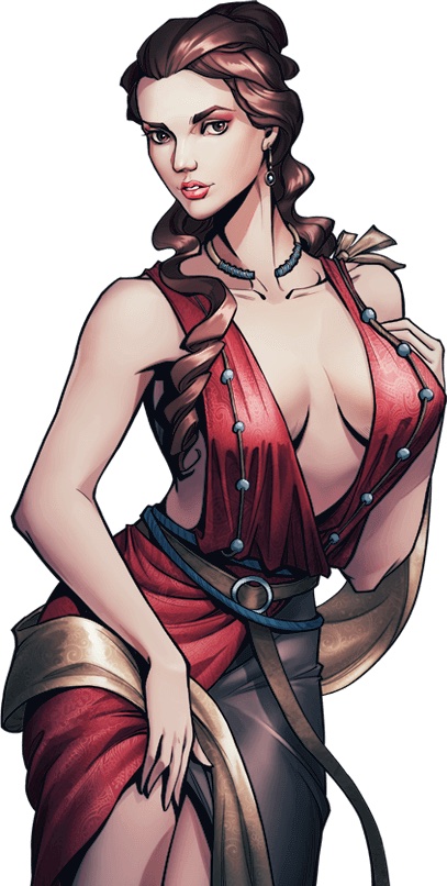 Image of Maiden Helen in King's Throne