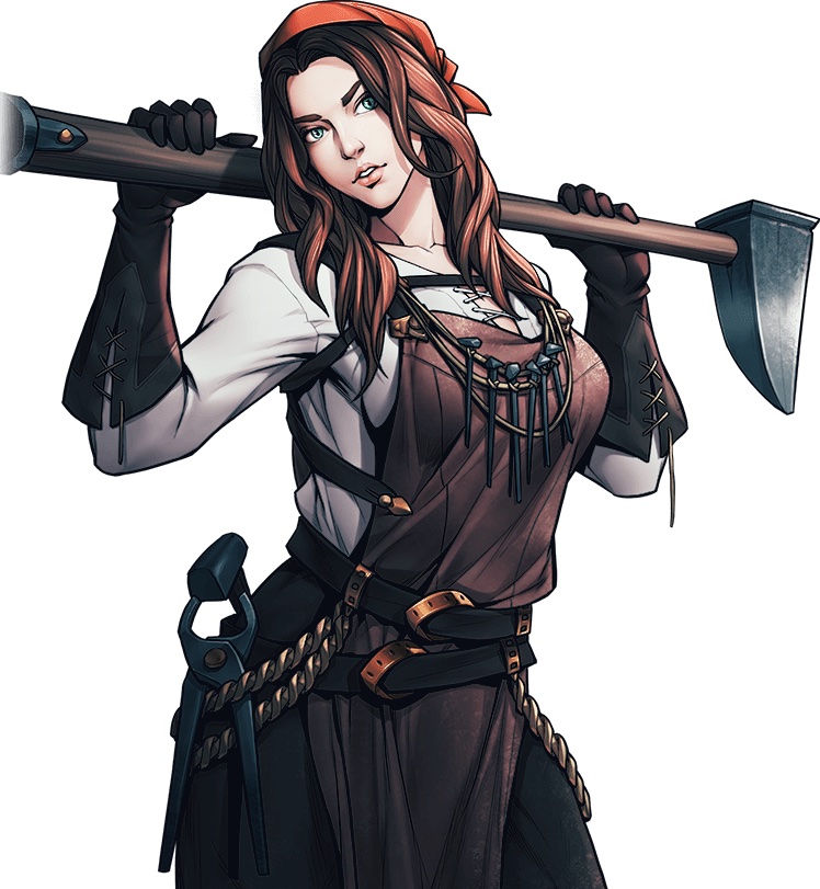Image of Maiden Orianna in King's Throne
