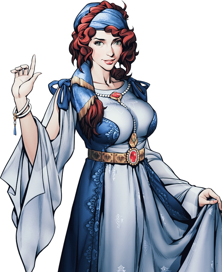 Image of Maiden Sarah in King's Throne