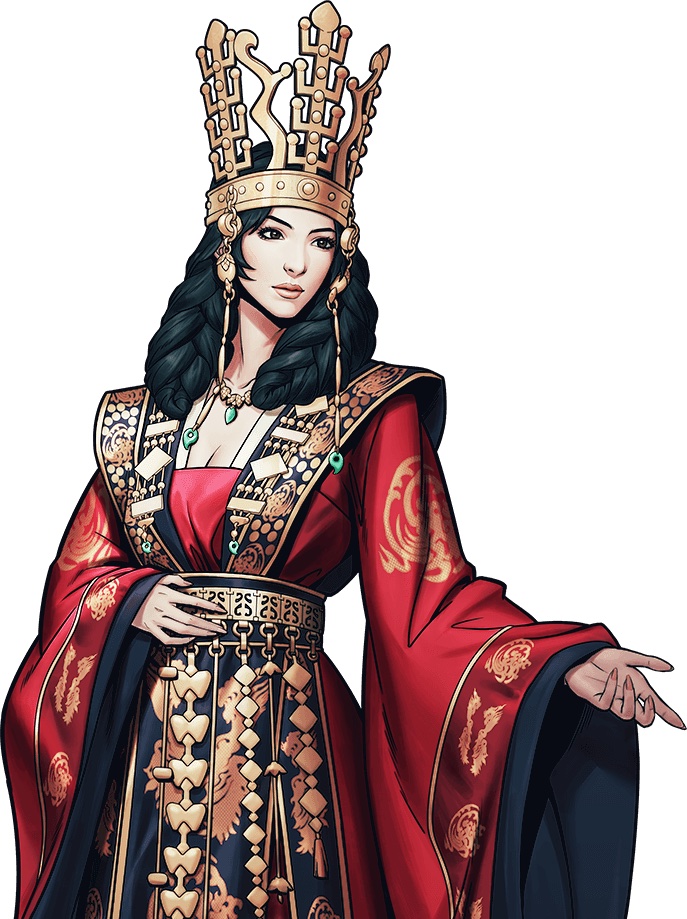 Image of Maiden Seondeok in King's Throne