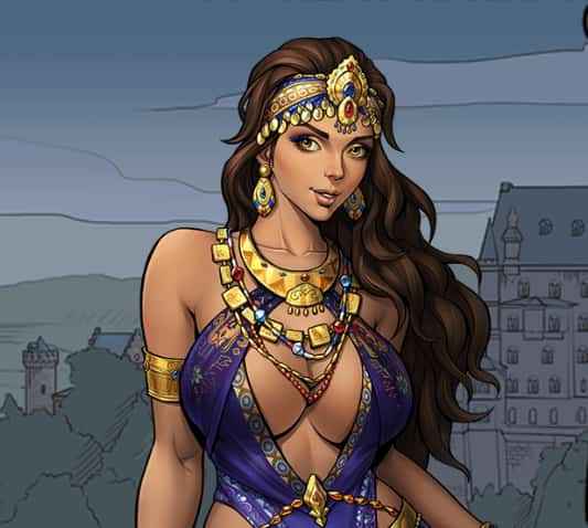 Image of Maiden Shamhat in King's Throne
