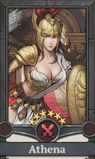 Image of Hero Athena in King's Throne