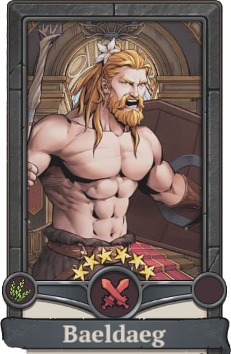 Image of Hero Baeldaeg in King's Throne