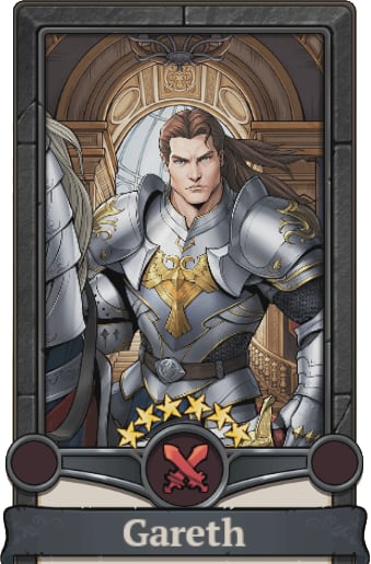 Image of Hero Gareth in King's Throne