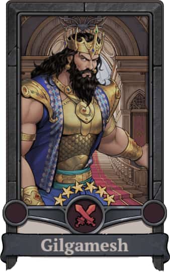 Image of Hero Gilgamesh in King's Throne