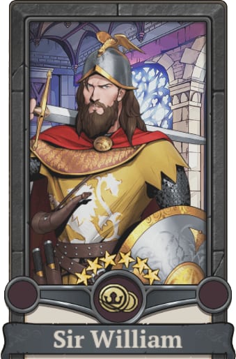 Image of Hero Sir William in King's Throne
